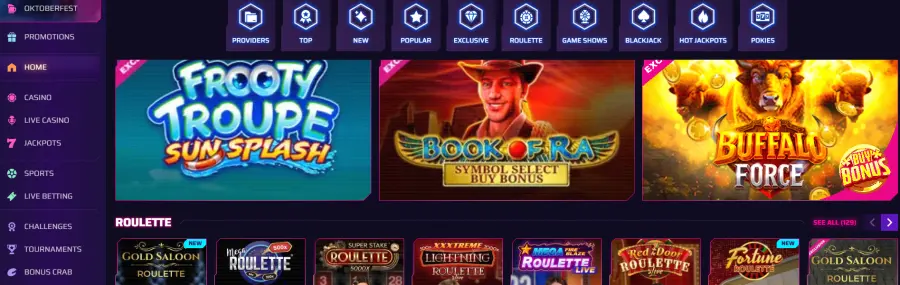 Roby casino review